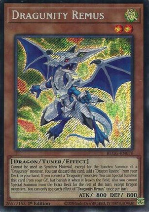 Dragunity Remus (Secret Rare) [BLGG-EN076] 1st Edition
