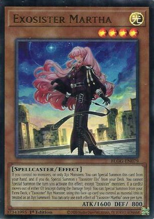 Exosister Martha (Ultra Rare) [BLGG-EN079] 1st Edition