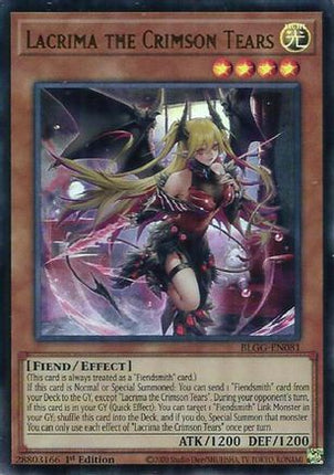 Lacrima the Crimson Tears (Ultra Rare) [BLGG-EN081] 1st Edition