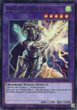 Invoked Raidjin (Ultra Rare) [BLGG-EN085] 1st Edition