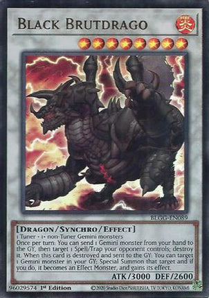 Black Brutdrago (Ultra Rare) [BLGG-EN089] 1st Edition