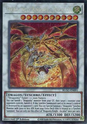 Dragunity Knight - Ascalon (Secret Rare) [BLGG-EN091] 1st Edition