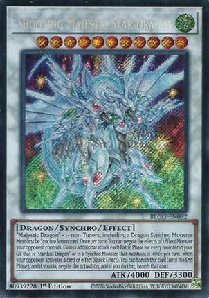 Shooting Majestic Star Dragon (Secret Rare) [BLGG-EN092] 1st Edition