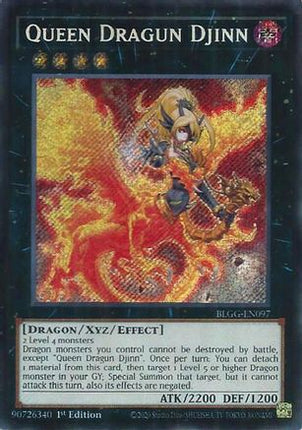 Queen Dragun Djinn (Secret Rare) [BLGG-EN097] 1st Edition