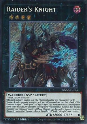 Raider's Knight (Secret Rare) [BLGG-EN099] 1st Edition