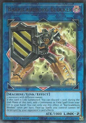 Barricadeborg Blocker (Ultra Rare) [BLGG-EN102] 1st Edition