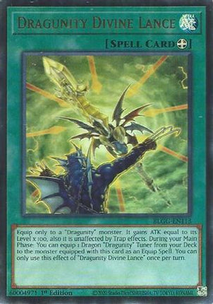 Dragunity Divine Lance (Ultra Rare) [BLGG-EN113] 1st Edition