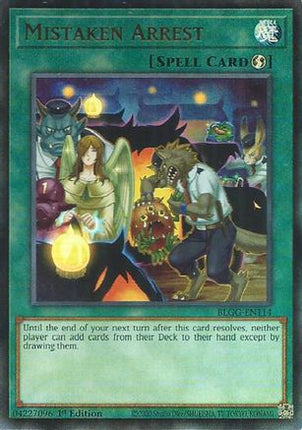 Mistaken Arrest (Ultra Rare) [BLGG-EN114] 1st Edition
