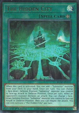 The Hidden City (Ultra Rare) [BLGG-EN115] 1st Edition