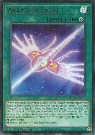 Arrive in Light (Ultra Rare) [BLGG-EN119] 1st Edition