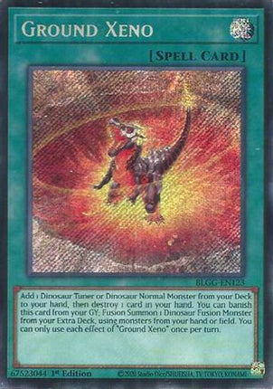 Ground Xeno (Secret Rare) [BLGG-EN123] 1st Edition
