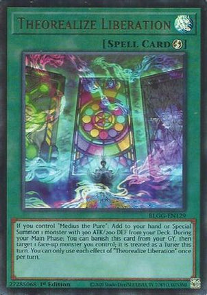 Theorealize Liberation (Ultra Rare) [BLGG-EN129] 1st Edition
