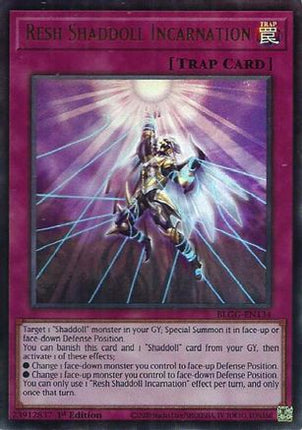 Resh Shaddoll Incarnation (Ultra Rare) [BLGG-EN134] 1st Edition