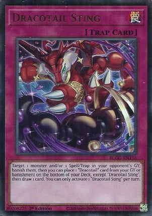 Dracotail Sting (Ultra Rare) [BLGG-EN136] 1st Edition