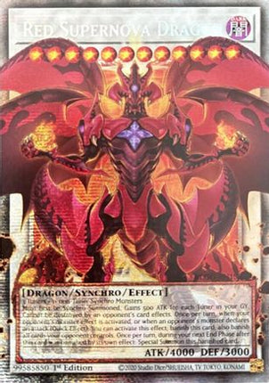 Red Supernova Dragon (Starlight Rare)  [BLGG-EN139] 1st Edition