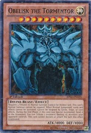 Obelisk the Tormentor (Mosaic Rare)  [BP02-EN125] 1st Edition