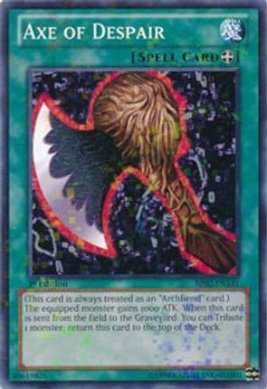 Axe of Despair (Mosaic Rare)  [BP02-EN131] 1st Edition