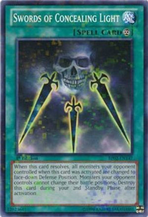 Swords of Concealing Light (Mosaic Rare)  [BP02-EN147] 1st Edition