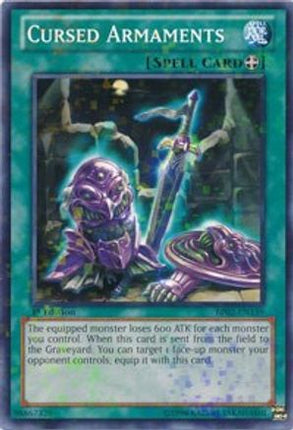 Cursed Armaments (Mosaic Rare)  [BP02-EN159] 1st Edition