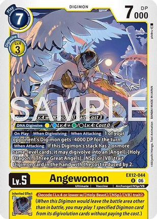 Angewomon [EX12-044] [Digital World Shambala] Foil