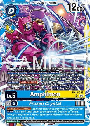 Amphimon // Frozen Crystal [EX12-033] [Digital World Shambala] Foil