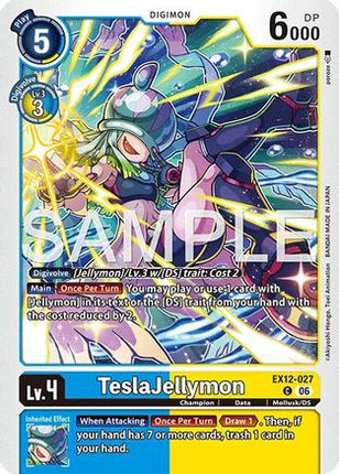 TeslaJellymon [EX12-027] [Digital World Shambala]