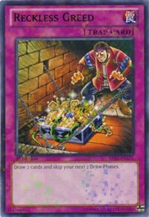 Reckless Greed (Mosaic Rare)  [BP02-EN175] 1st Edition