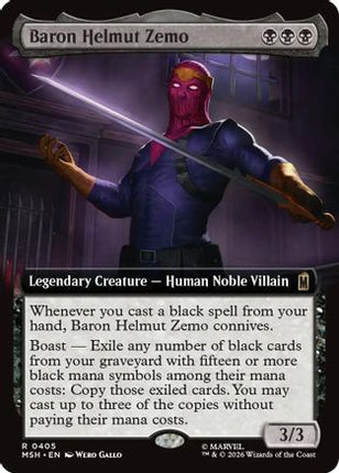 Baron Helmut Zemo (Extended Art) (405) [Marvel Super Heroes] Foil