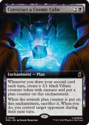 Construct a Cosmic Cube (Extended Art) (406) [Marvel Super Heroes] Foil