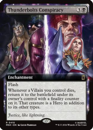 Thunderbolts Conspiracy (Extended Art) (410) [Marvel Super Heroes] Foil