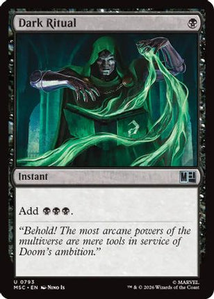 Dark Ritual (793) [Commander: Marvel Super Heroes] Foil
