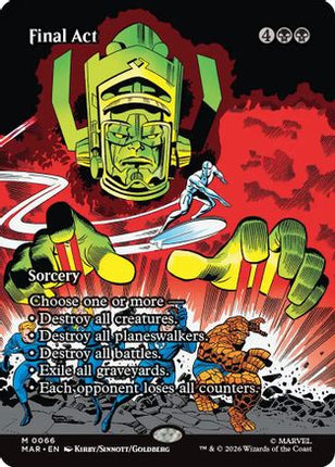 Final Act (Borderless) [Marvel Universe Eternal-Legal] Foil