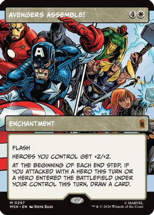 Avengers Assemble! (Borderless) (0297) (297) [Marvel Super Heroes] Foil