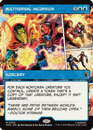 Multiversal Incursion (Borderless) (300) [Marvel Super Heroes] Foil
