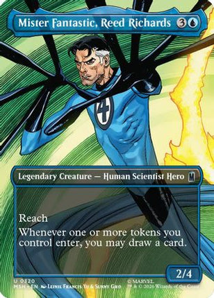 Mister Fantastic, Reed Richards (Borderless) (320) [Marvel Super Heroes] Foil