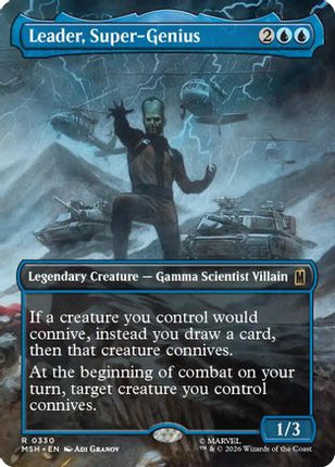 Leader, Super-Genius (Borderless) (330) [Marvel Super Heroes]