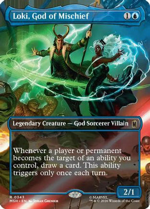 Loki, God of Mischief (Borderless) (343) [Marvel Super Heroes]