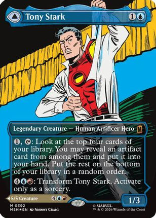 Tony Stark (Borderless) (0392) (392) [Marvel Super Heroes] Foil