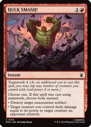HULK SMASH! (135) [Marvel Super Heroes] Foil
