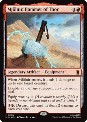 Mjolnir, Hammer of Thor (146) [Marvel Super Heroes] Foil