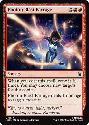Photon Blast Barrage (147) [Marvel Super Heroes] Foil