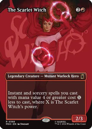 The Scarlet Witch (Borderless) (368) [Marvel Super Heroes] Foil