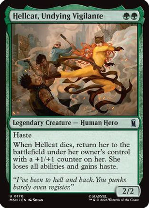 Hellcat, Undying Vigilante (170) [Marvel Super Heroes] Foil