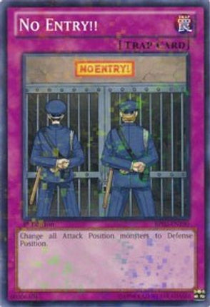 No Entry!! (Mosaic Rare)  [BP02-EN190] 1st Edition