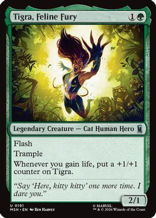 Tigra, Feline Fury (191) [Marvel Super Heroes] Foil