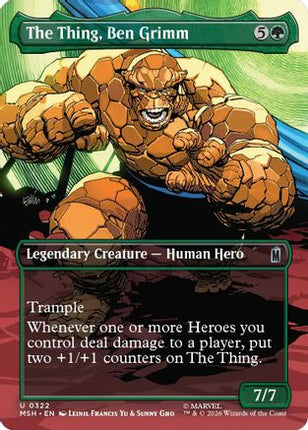 The Thing, Ben Grimm (Borderless) (322) [Marvel Super Heroes]