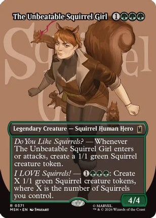 The Unbeatable Squirrel Girl (Borderless) (371) [Marvel Super Heroes] Foil