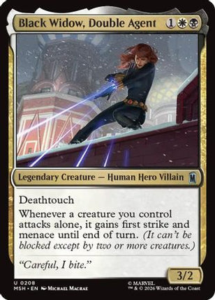 Black Widow, Double Agent (208) [Marvel Super Heroes] Foil