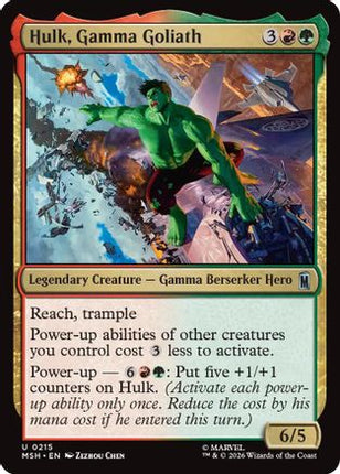 Hulk, Gamma Goliath (215) [Marvel Super Heroes] Foil