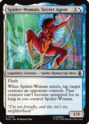 Spider-Woman, Secret Agent (229) [Marvel Super Heroes] Foil